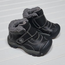 Keen Kootenay Toddler Waterproof Boots Size 8 Black Gray