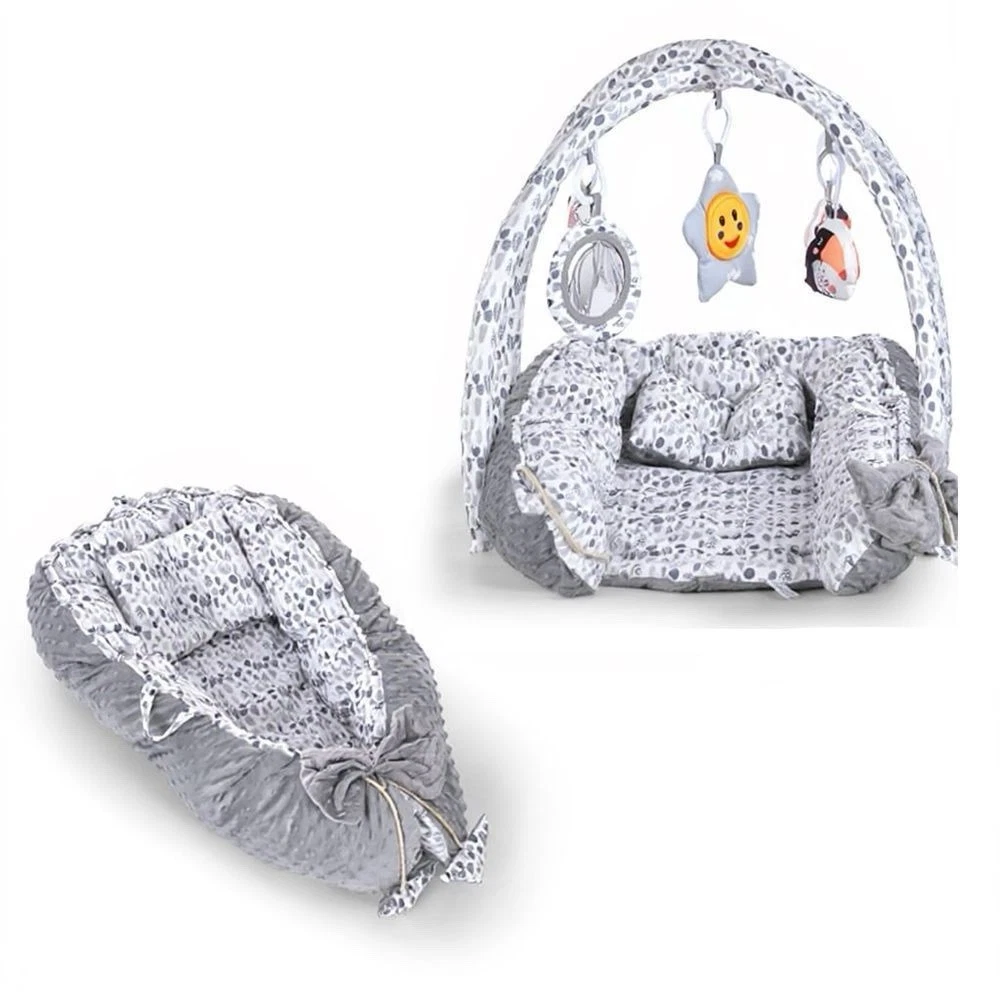 Sowiseopt Comfy Play Gym and Baby Lair Play Mat for Babies