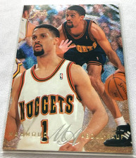 1995-96 Flair Basketball Mahmoud Abdul-Rauf Denver Nuggets base card #30