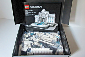 LEGO Architecture TREVI FOUNTAIN - 21020 - Box & Manual ~ Nice Used