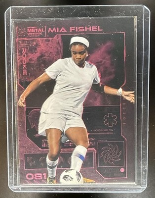 2023 Skybox Metal Universe Championship Mia Fishel #081 Pink FX 18/75