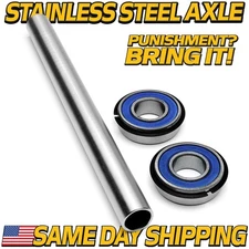 Stainless Axle & Bearings for BadBoy AOS & Diesels 2007-2008, Revolt 2019-2022