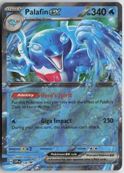 Palafin ex 126 Holo Promo Scarlet & Violet Promo