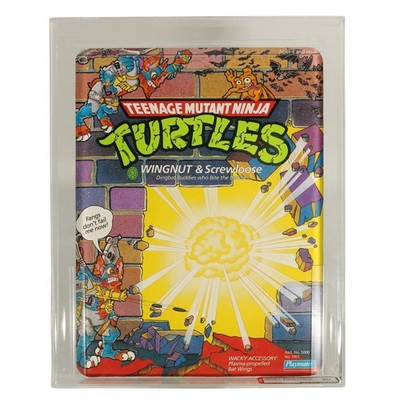 Wingnut & Screwloose - Proof Card AFA 80 NM - TMNT / Teenage Mutant Ninja Turtle