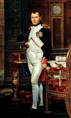 Delacroiix - Napoleon in seinem Arbeitszimmer 1812 A1-A4 Poster Tier Haustier Portrait Aristoc