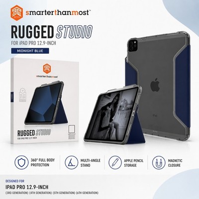 STM (iPad Pro 12,9 Zoll, 3./4./5./6. Generation) Hülle Smart Folio Flip Cover