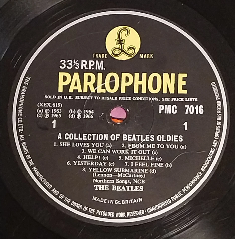 BEATLES - Collection Beatles Oldies,1966,UK Mono 1st press - Parlophone PMC 7016 - Bild 3 von 4