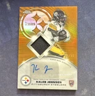 2025 Topps Chrome Football Gold Refractor Kaleb Johnson #RPA-KJ