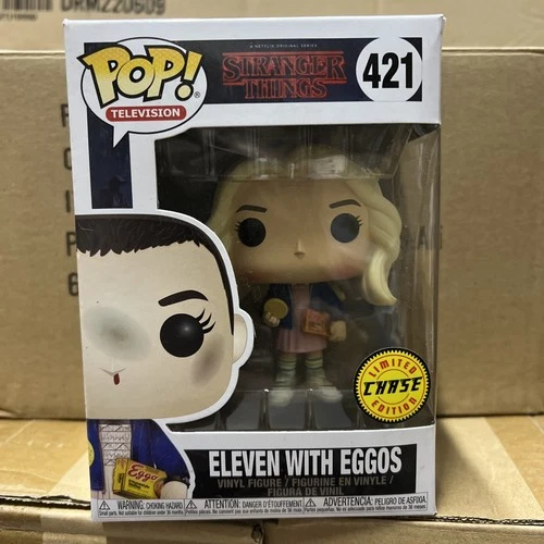 Funko Pop! Vinyl: Stranger Things - Eleven with Eggos (Chase) #421