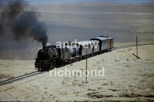 Hejaz Railway 51 Jung 2-8-2 Steam Locomotive Jiza Jordan 1998 35mm Slide