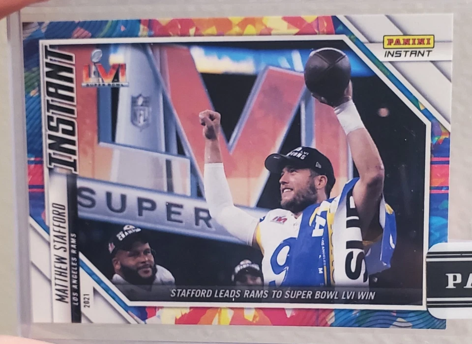 MATTHEW STAFFORD 2021 Panini Instant #264 Versicolor LOS ANGELES RAMS #4/5 RAMS - Image 2 of 3