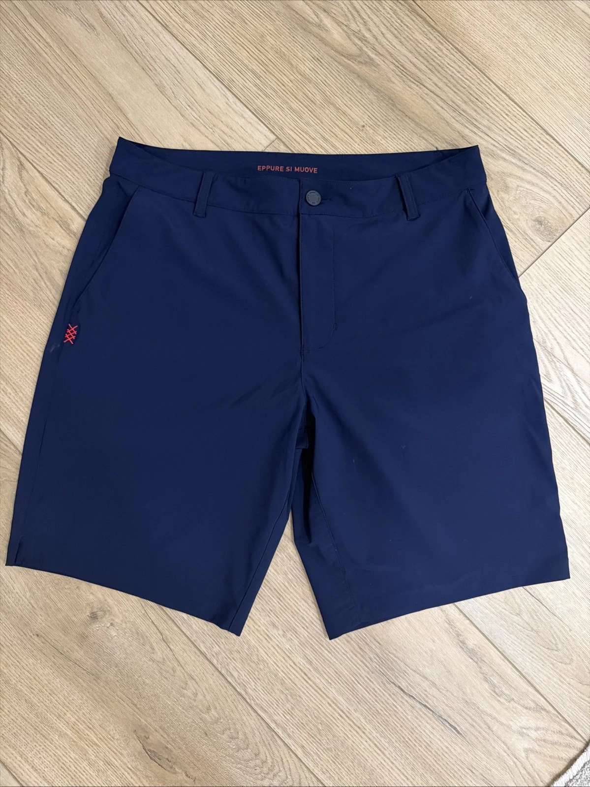 Rhone Shorts Resort Commuter Men's 33 Blue Performance Golf 7.5" Inseam Preppy