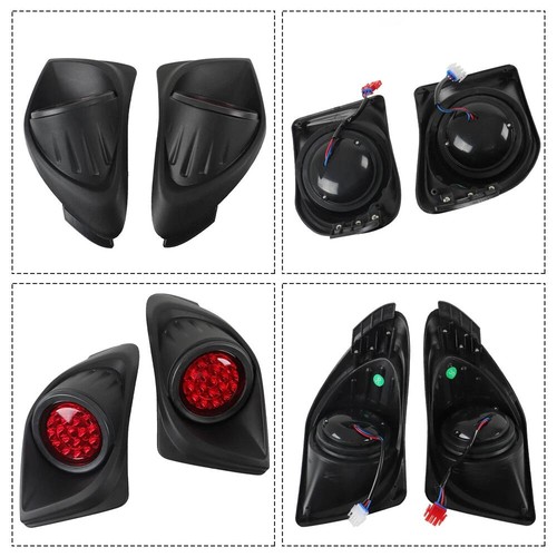 Fit Yamaha DRIVE 2 LED Deluxe Street Legal Light Kit Golf Cart - Picture 10 of 16
