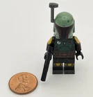 Lego STAR WARS Boba Fett Minifigure w/ Blaster Repainted Armor sw1158