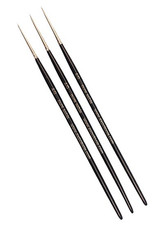 PURE SABLE PAINT BRUSH FINE DETAIL HIGH QUALITY BRUSHES CHOICE OF SIZES 10/0 - 2