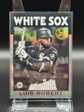2021 Topps Chrome #86BC-21 Luis Robert 1986 Topps Baseball 35th Anniversary