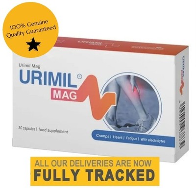 URIMIL MAG x 30 Kapseln, Magnesium, CoQ10, B1 & B6, Herz- & Muskelunterstützung