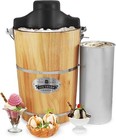 EIM916 Old Fashioned 6 Quart Vintage Wood Bucket Electric Ice Cream Maker Machin