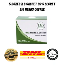5 BOXES X 6 sachet Green Coffee Herbal - DHL EXPRESS