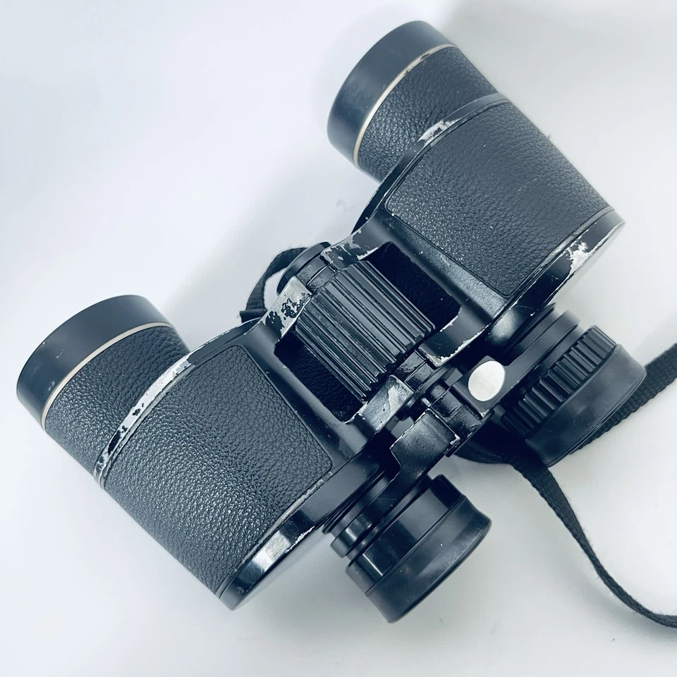 Nikon Gold Sentinel 8x35 8.2 Wide Field Vintage Binoculars 8 x 35 Black Japan - Image 2 of 4