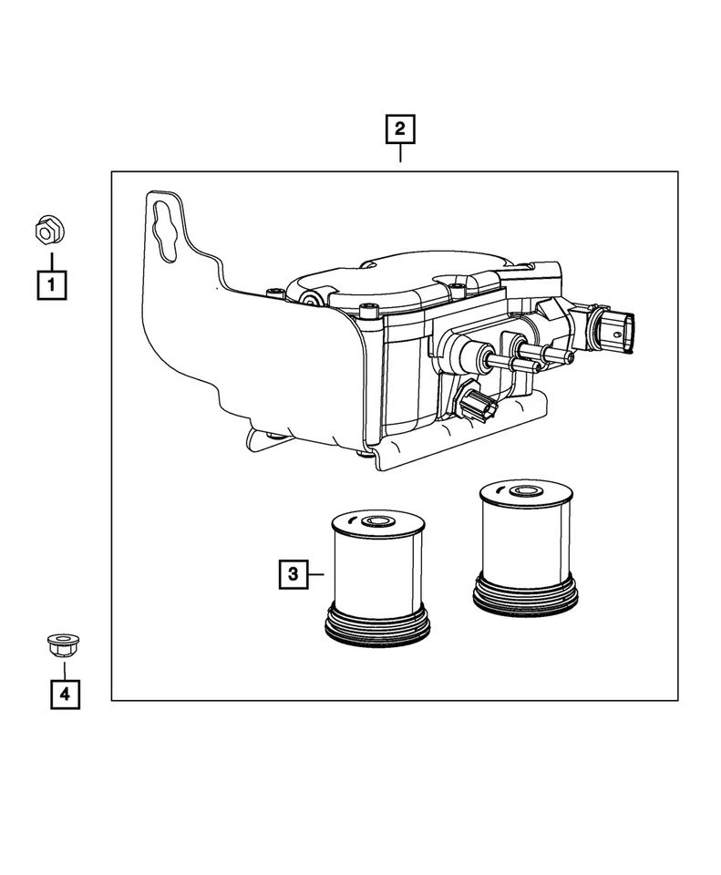 Cerradura de brida hexagonal Mopar genuina - tuerca 06101695 6101695 Foto 3 de 3