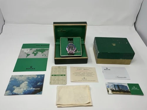 🔥Rare 1969 Rolex GMT with Fuschia Bezel 1675 Oyster Bracelet Vintage Watch