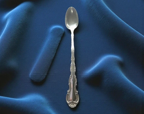 Vintage Gorham 1897 Sterling Silver "Strasbourg"  Ice Tea Spoon ~ 7  5/8 Inch