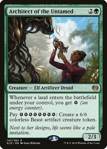 Architect of the Untamed - Kaladesh #143/264 Rare MTG