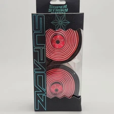 Supacaz Super Sticky Kush Red Star Fade Bicycle Handlebar Bar Tape NOS