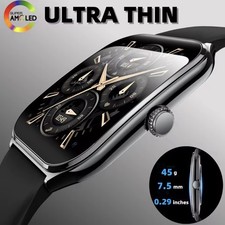 Ultra Thin Smartwatch AMOLED Display IP67 Wat...