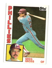 1984 Topps #613 Greg Gross Philadelphia Phillies