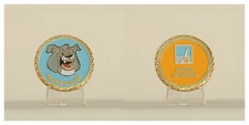 PG&E Smiling Bulldog Challenge Coin - Change Leadership Initiative Tribute #1