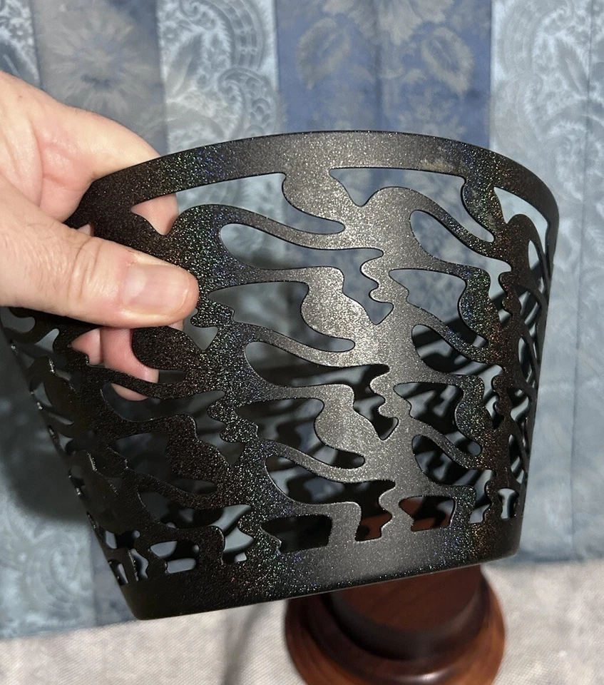 Frutero étnico Alessi SG29 de Stefano Giovannoni 23 cm negro arco iris destellos  Foto 4 de 4