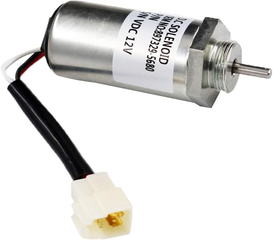 12V 897329-5680 MV1-81 Fuel Solenoid For Isuzu 4LE2 Hitachi EX50U