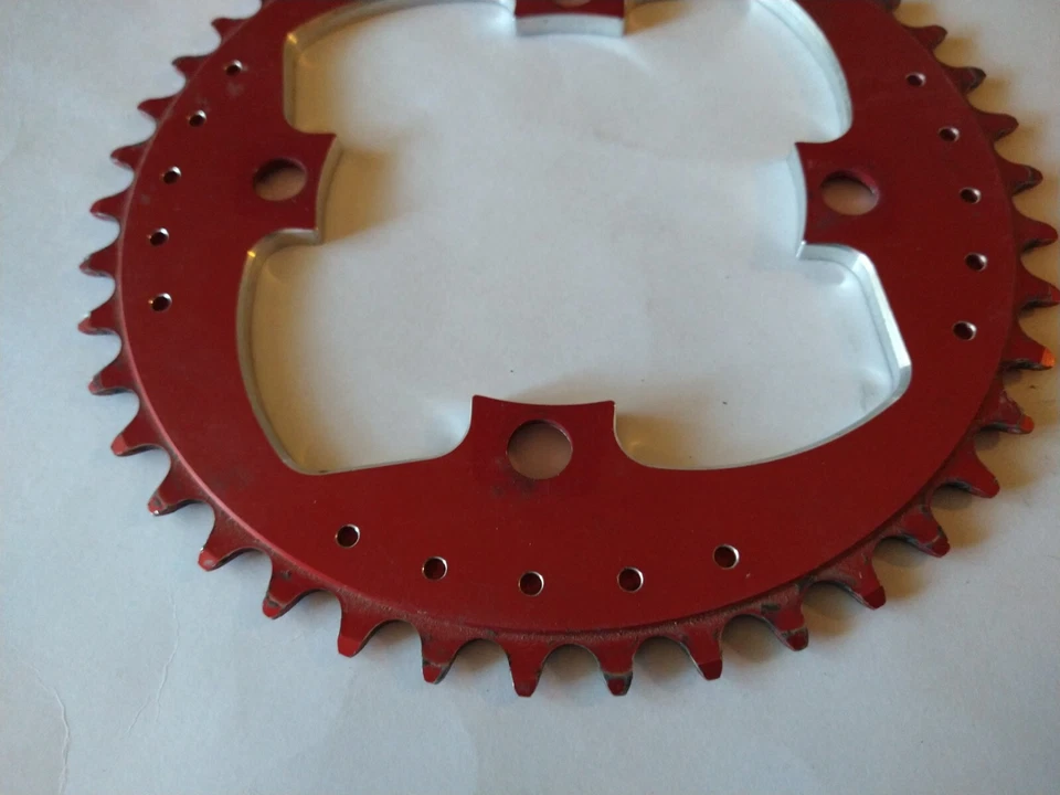 Plato Tangent 4 Pernos 42T 42Dientes Old Mid School BMX Buen Estado Foto 3 de 4