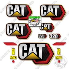 Fits Caterpillar 320 Decal Kit Excavator - 7 YEAR OUTDOOR 3M VINYL!