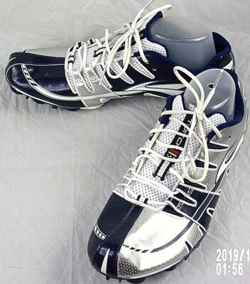 Brooks Track Field Mens Shoes Athletic US 7  Blue Silver Leather White Mesh Brooks Trance NXG 1st Edition Women main image 4