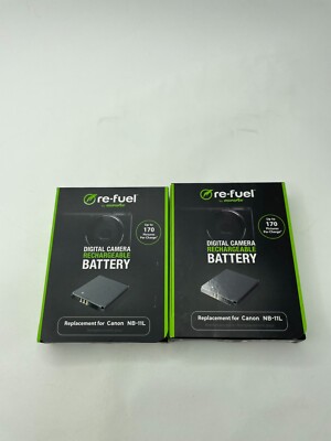 2x Digipower Re-Fuel Rechargeable Digital Camera Battery for Canon Elph NB-11L