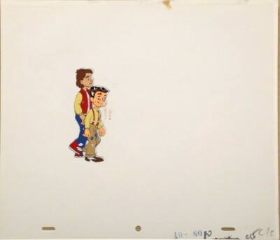 Back To The Future Original Production Drawing And Cel 84-57 Used