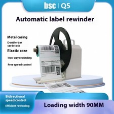 AC100-240V Automatic Label Rewinder Label Barcode Electric Rewinding Machine
