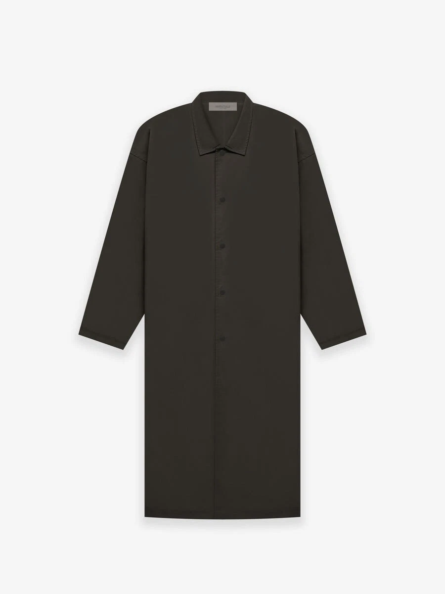 Fear Of God Essentials Cappotto Lungo Off Nero (202SU224005F) Uomo Taglia XXS 2XL