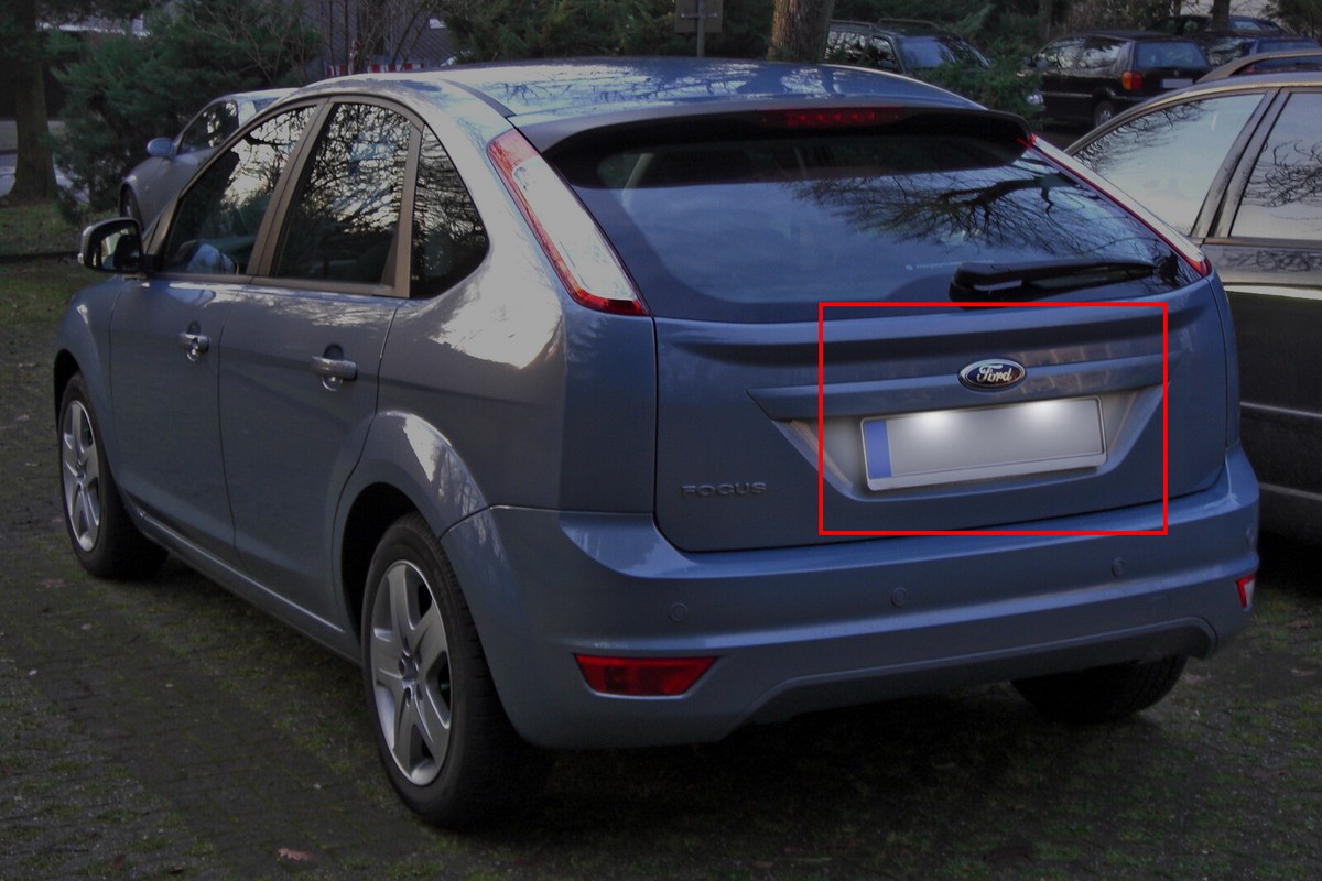 2x LED Number Plate Lights For Ford Focus MK2 & C-Max MK1 - Plug & Play Xenon White - BCS-L03