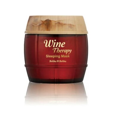 Holika Holika Wine Therapy Sleeping Mask  Red Wine 4.07oz/120 ml free shipping