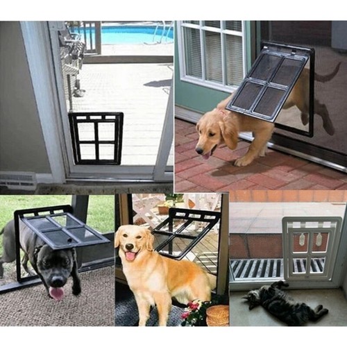 Flap Door Fly Screen Summer Pet Flap Door Automatic Closure Pet Safe Door - Picture 7 of 10