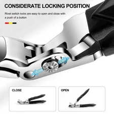 Extra Large Toe Nail Clippers For Thick Nails Heavy Duty Stainless Professional