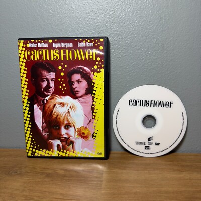 Cactus Flower (DVD, 1969) Walter Matthau, Ingrid Bergman, Rare
