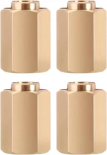 INJORA 12G/Set Brass Wheel Hex Hub 10Mm Extenders Adaptor for TRX4M Redcat Ascen