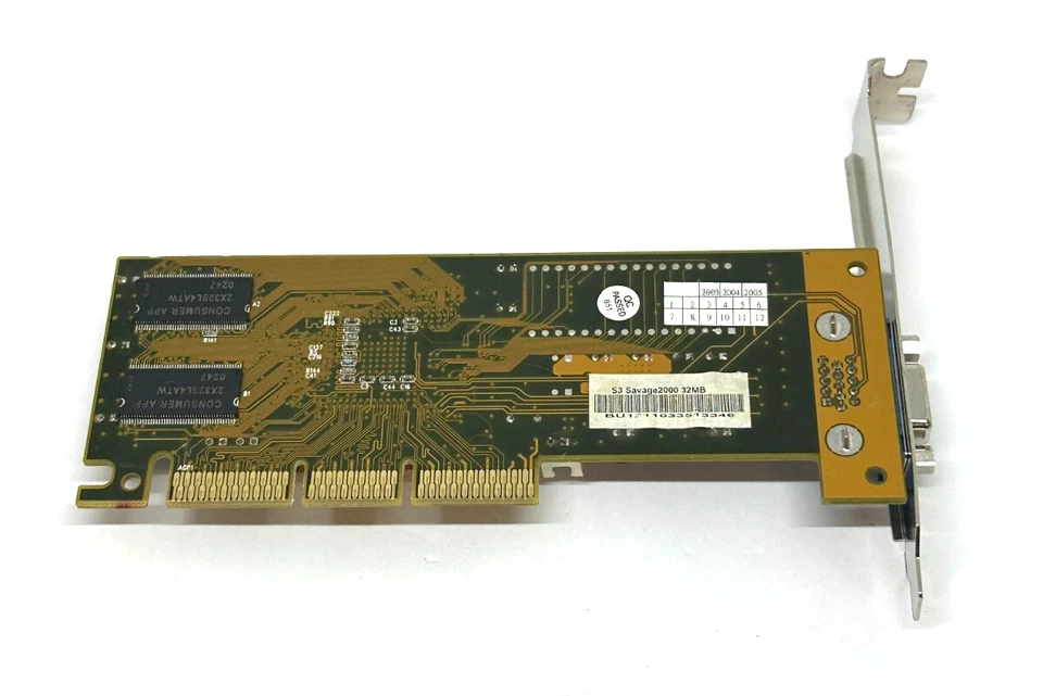S3 SAVAGE2000 32MB VGA - AGP PC Graphics Card - Image 3 of 4