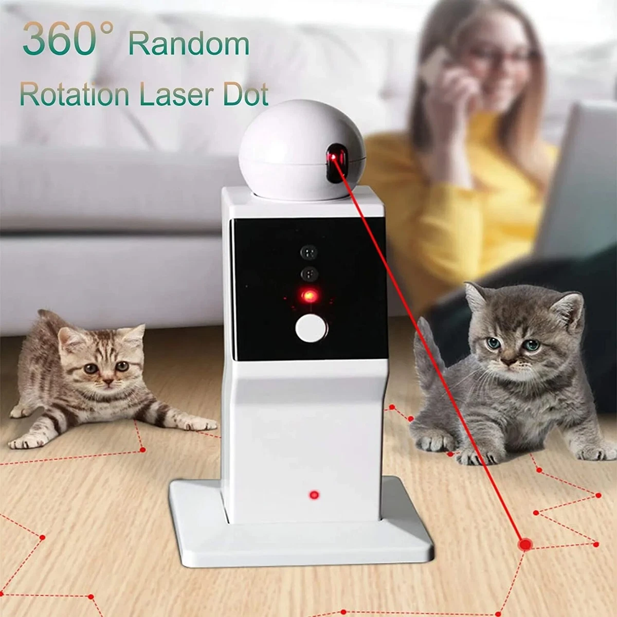 Cat toys laser hot sale chase
