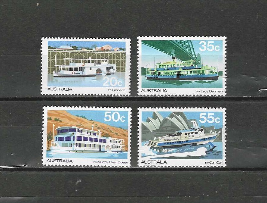 AUSTRALIA , 1979 , FERRIES , SET OF 4 STAMPS , PERF , MNH , CV$2.95 | eBay